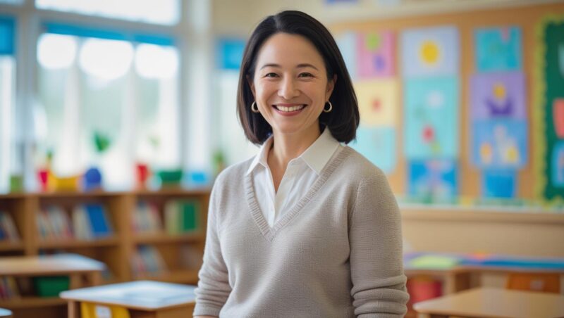 single teacher photgraph